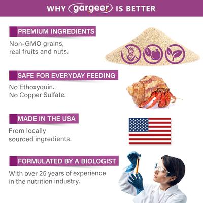 Show full view: Gargeer Fruit & NutsHermit Crab Treats, 2-oz bag slide 4 of 7