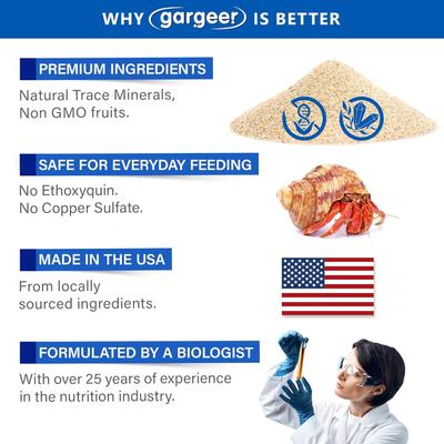 Show full view: Gargeer Hermit Crab Mineral Supplement, 4-oz bag slide 4 of 6