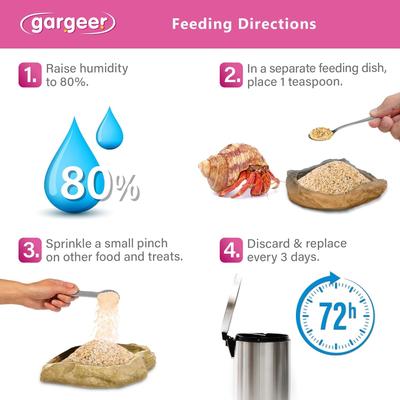 Show full view: Gargeer Hermit Crab Multi-Vitamin Supplement, 4-oz bag slide 3 of 6