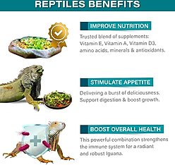 Gargeer Iguana Flower Salad Mix Food Topper, 2-oz bag slide 2 of 6