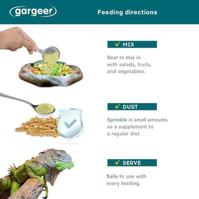 Show full view: Gargeer Iguana Flower Salad Mix Food Topper, 2-oz bag slide 3 of 6