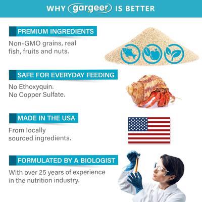 Show full view: Gargeer Ocean Blend Complete Hermit Crab Food, 2-oz bag slide 4 of 6