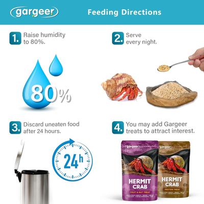 Show full view: Gargeer Ocean Blend Complete Hermit Crab Food, 2-oz bag slide 3 of 6