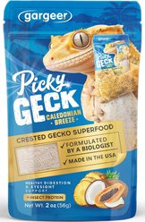 Gargeer Picky Geck Caledonian Breeze Tropical Fruit Formula for Digestion & Eye Support Premium Crested Gecko Food, 2-oz bag