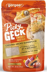 Gargeer Picky Geck Energy Nectar Calicum Rich Fruit Formula Premium Crested Gecko Food, 2-oz bag