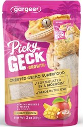 Gargeer Picky Geck Growth High-Protein Fruit Formula Bone & Muscle Premium Crested Gecko Food, 2-oz bag