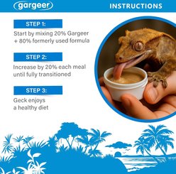 Gargeer Picky Geck Island Retreat Sustained Energy & Immune Boost Premium Crested Gecko Food, 2-oz bag slide 2 of 6
