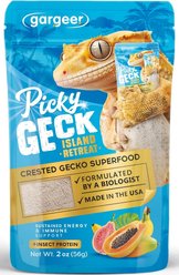 Gargeer Picky Geck Island Retreat Sustained Energy & Immune Boost Premium Crested Gecko Food, 2-oz bag
