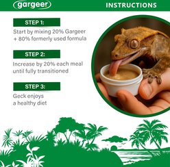 Gargeer Picky Geck Rainforest Mist Immune & Digestion Support Premium Crested Gecko Food, 2-oz bag slide 2 of 6