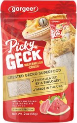 Gargeer Picky Geck Watermelon Crush Hydration & Circulation Support Premium Crested Gecko Food, 2-oz bag