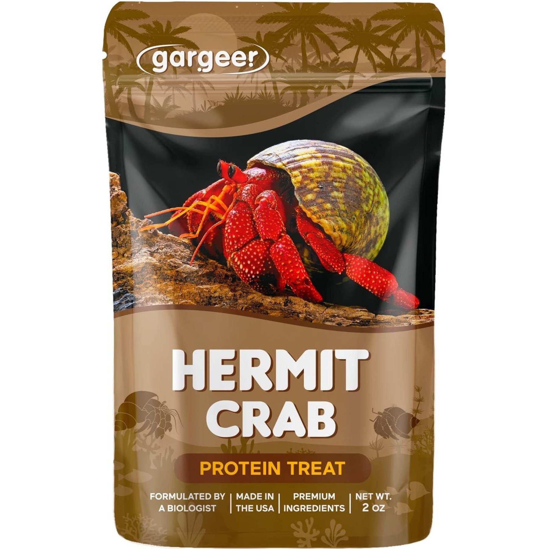 Gargeer Protein Hermit Crab Treat, 2-oz bag