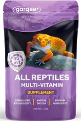 Gargeer Reptile & Amphibian Multi-Vitamin Premium Powder Supplement, 4-oz bag
