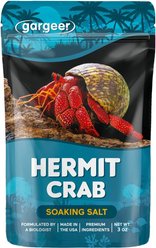 Gargeer Soaking Salt Hermit Crab Supplement, 3-oz bag