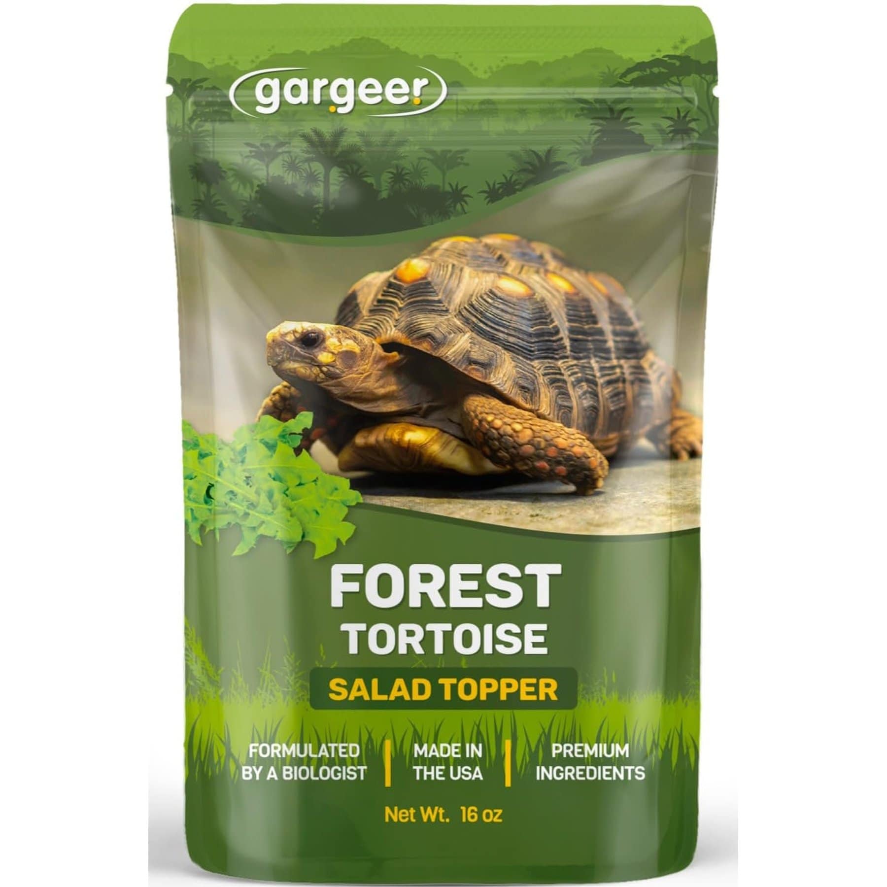Gargeer Supercharge Healthy Diet Supplement Forest Tortoise Salad Topper, 16-oz bag