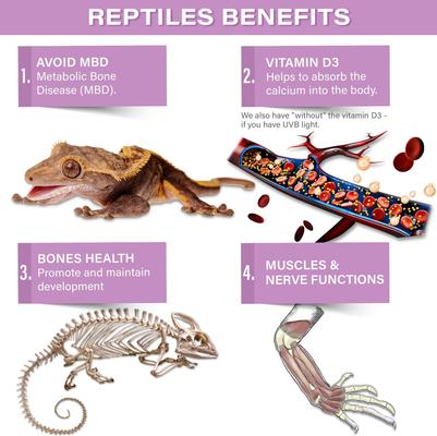 Show full view: Gargeer Tropical Blend Calcium Powder with Vitamin D3 Reptile & Amphibian Supplement, 4-oz bag slide 4 of 5