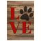 Show in main carousel: Gateway Lane Love Paw Print Garden Flag slide 1 of 5