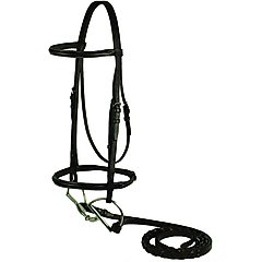 Gatsby Plain Raised Horse Bridle, Cob