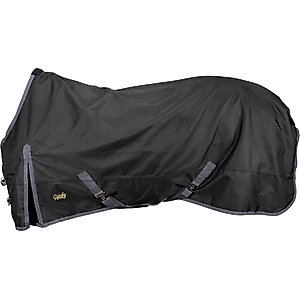Gatsby Premium 1200D Waterproof Turnout Horse Sheet, Black, 84-in
