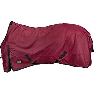Gatsby Premium 1200D Waterproof Turnout Horse Sheet, Merlot, 81-in