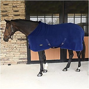 Gatsby Premium Fleece Dress Horse Sheet, Navy, 81-in