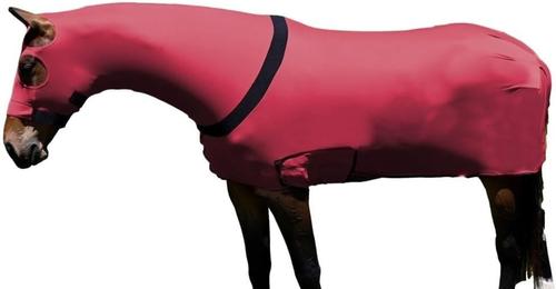 Show full view: Gatsby StretchX Full Body Slicker Horse Sheet, Burgundy, Medium slide 2 of 3