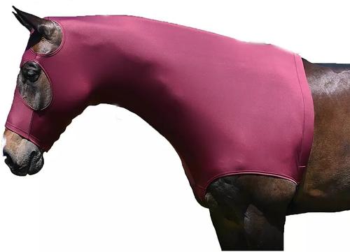 Show full view: Gatsby StretchX Mane Stay Horse Hood, Burgundy, Large slide 2 of 3