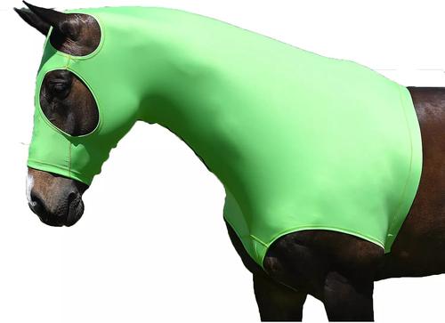 Show full view: Gatsby StretchX Mane Stay Horse Hood, Lime Green, X-Large slide 2 of 3