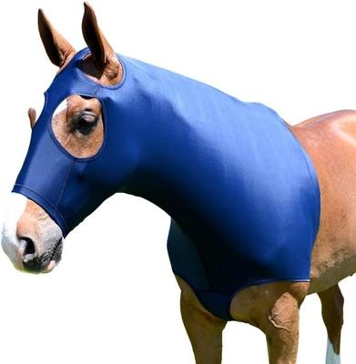 Show full view: Gatsby StretchX Mane Stay Horse Hood, Navy, Small slide 2 of 3