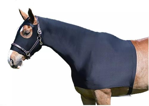 Show full view: Gatsby StretchX Pull On Slicker Horse Hood, Black, Small slide 2 of 3