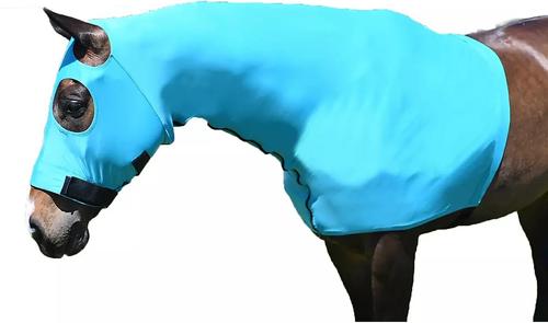 Show full view: Gatsby StretchX Pull On Slicker Horse Hood, Teal, Small slide 3 of 5