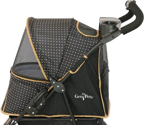 Show full view: Gen7Pets Promenade Pet Stroller, Gold Nugget slide 7 of 10