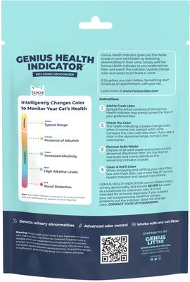 Show full view: Genius Litter Genius Health Indicator with Deodorizer, 7-oz bag slide 3 of 5