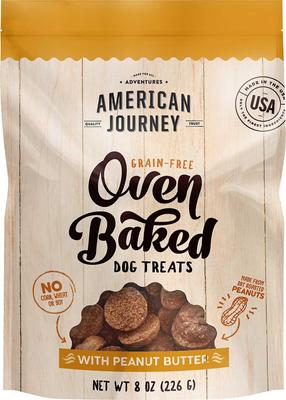 Show full view: Gentle Giants Canine Nutrition Chicken Dry Food + American Journey Peanut Butter Recipe Grain-Free Oven Baked Crunchy Biscuit Dog Treats slide 5 of 8