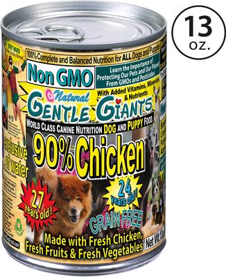 Show full view: Gentle Giants Dog & Puppy Chicken Dry Food + Dog & Puppy Chicken Wet Dog Food slide 6 of 10