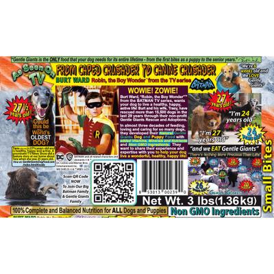 Show full view: Gentle Giants Natural Adult Non-GMO Grain-Free Salmon Small Bites Dry Dog Food, 3-lb bag slide 5 of 11