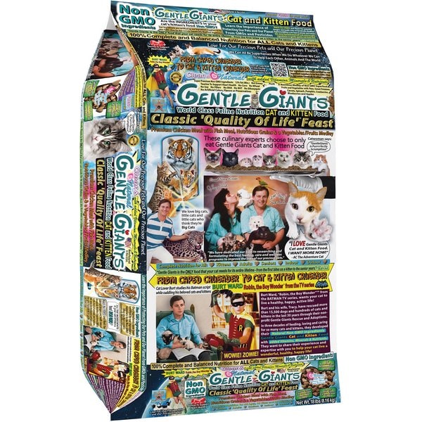 Picture of GENTLE GIANTS Natural Non-GMO Chicken & Fish Cat & Kitten Dry Cat Food ...