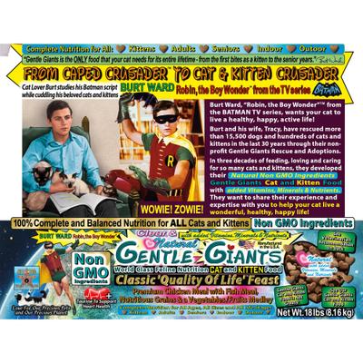 Show full view: Gentle Giants Natural Non-GMO Chicken & Fish Cat & Kitten Dry Cat Food, 18-lb bag slide 5 of 11