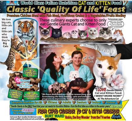 Show full view: Gentle Giants Natural Non-GMO Chicken & Fish Cat & Kitten Dry Cat Food, 3-lb bag slide 5 of 11