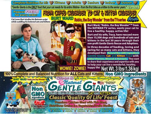 Show full view: Gentle Giants Natural Non-GMO Chicken & Fish Cat & Kitten Dry Cat Food, 3-lb bag slide 6 of 11