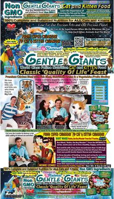 Show full view: Gentle Giants Natural Non-GMO Chicken & Fish Cat & Kitten Dry Cat Food, 9-lb bag slide 3 of 11
