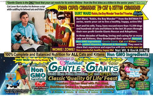 Show full view: Gentle Giants Natural Non-GMO Chicken & Fish Cat & Kitten Dry Cat Food, 9-lb bag slide 6 of 11