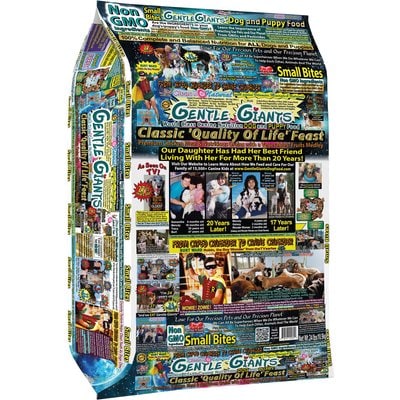 Gentle Giants Gentle Giants Small Bites Natural Non-GMO Chicken Dry Dog & Puppy Dry Food, 24-lb bag