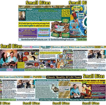 Show full view: Gentle Giants Natural NON GMO Chicken Small Bite Dog & Puppy Dry Food, 24-lb bag slide 9 of 11