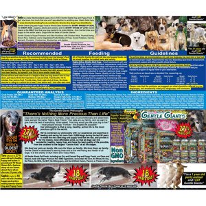 Gentle Giants Natural Non-GMO Dog & Puppy Chicken Dry Dog Food, 15-lb bag
