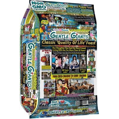 Gentle Giants Gentle Giants Natural Non-GMO Dog & Puppy Chicken Dry Dog Food, 60-lb bundle
