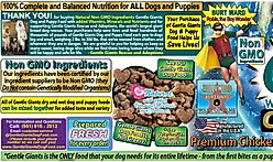 Gentle Giants Natural Non-GMO Dog & Puppy Chicken Dry Dog Food, 30-lb bag slide 2 of 9