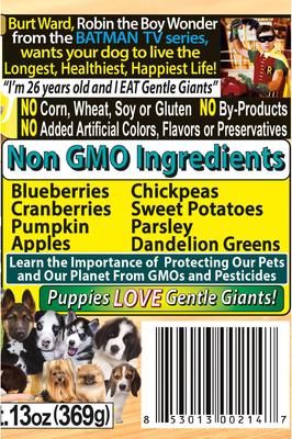 GENTLE GIANTS Natural Non-GMO Grain-Free 90% Chicken Wet Dog Food