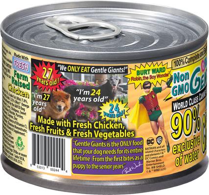 Picture of Discontinued - GENTLE GIANTS Natural Non-GMO Grain-Free 90% Chicken Wet ...