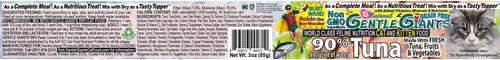Show full view: Gentle Giants Natural Non-GMO Tuna Grain-Free Cat & Kitten Canned Cat Food, 3-oz, case of 24 slide 8 of 10