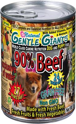 Show full view: Gentle Giants Non-GMO Dog & Puppy Beef Wet Food + Natural Non-GMO Dog & Puppy Beef & Bacon Dry Dog Food slide 2 of 10